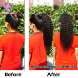 Racily Hair Brazilian Afro Kinky Straight Pony Tail