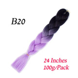 Synthetic Jumbo Braiding Hair Extension " Heat Resistant