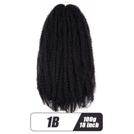 Synthetic Afro Kinky Marley Braids Hair Soft Jumbo