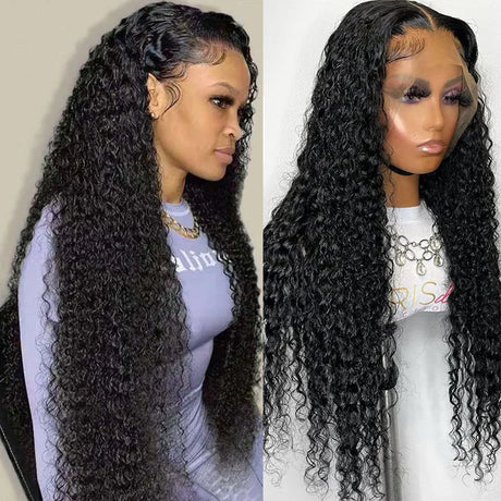 Hd Transparent Lace Front Human Hair Wigs