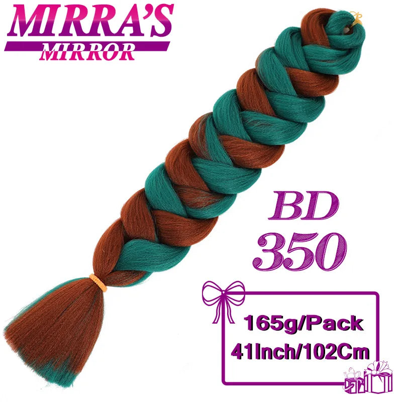 82 Inch Jumbo Box Braids Ombre Hair Extensions