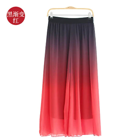 Modern Dance Costume Wide Leg Chiffon Practice Pant