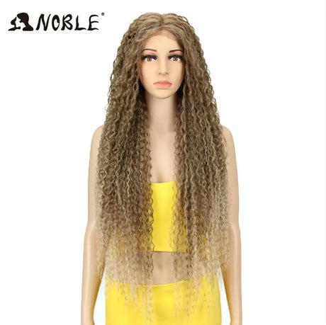 Noble Synthetic Lace Front Wig Long Curly Wig