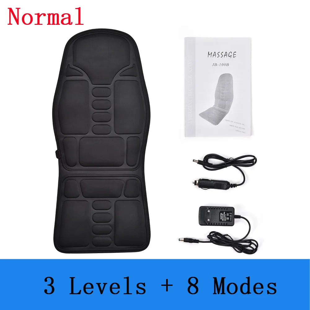 Heating Full Body Massager Cushion Shiatsu Electric Back