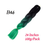 Synthetic Jumbo Braiding Hair Extension " Heat Resistant