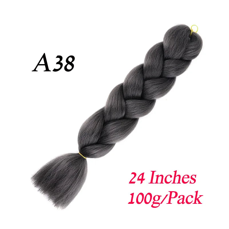 Synthetic Jumbo Braiding Hair Extension " Heat Resistant