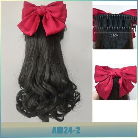 As Synthetic Retro Ponytail With Comb Europen Princess