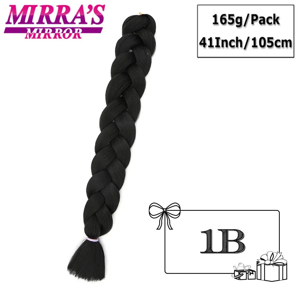 82 Inch Jumbo Box Braids Ombre Hair Extensions