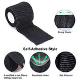 Black Tattoo Grip Bandage Cover Wraps Tapes