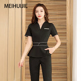 Esthetic Uniform Summer Short Sleeve Beauty Salon Suit