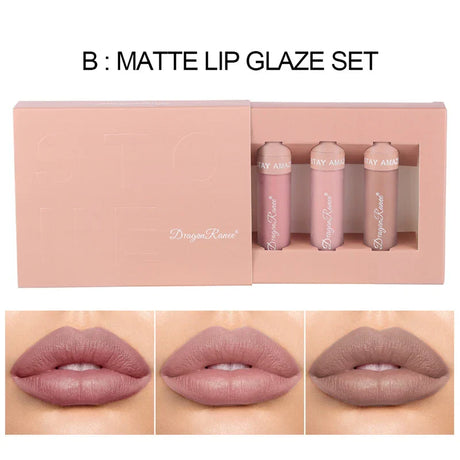 Women Matte Velvet Moisturizer Makeup Lipgloss Cosmetic