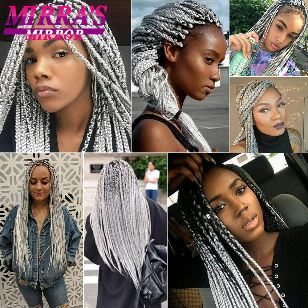 Bundle Braiding Hair Synthetic Jumbo Box Braids Afro