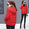 Short Hooded Cotton Jacket Women Parka Coats Autumn
