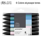 Winsor&Newton Colors Promarkers Alcohol Base Ink Twin