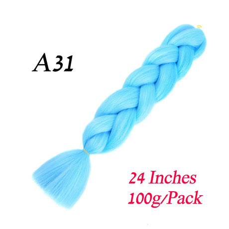 Synthetic Jumbo Braiding Hair Extension " Heat Resistant