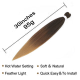 Alororo Ombre Pre Stretched Braiding Hair Synthetic Hair