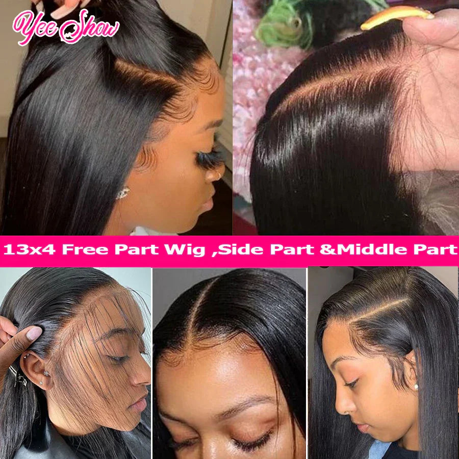 Straight Lace Front Wig  Human Hair