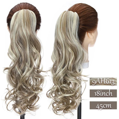 S-Noilite Synthetic Long Wavy Fake Ponytail Extension Hair