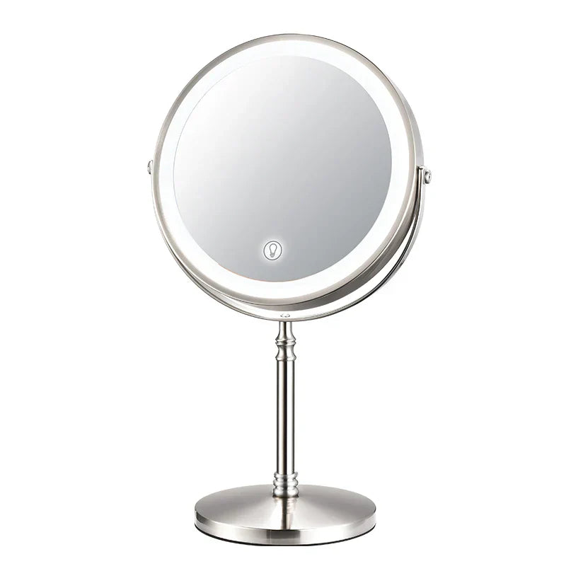 Gold Makeup Mirror With Light Usb Charging X