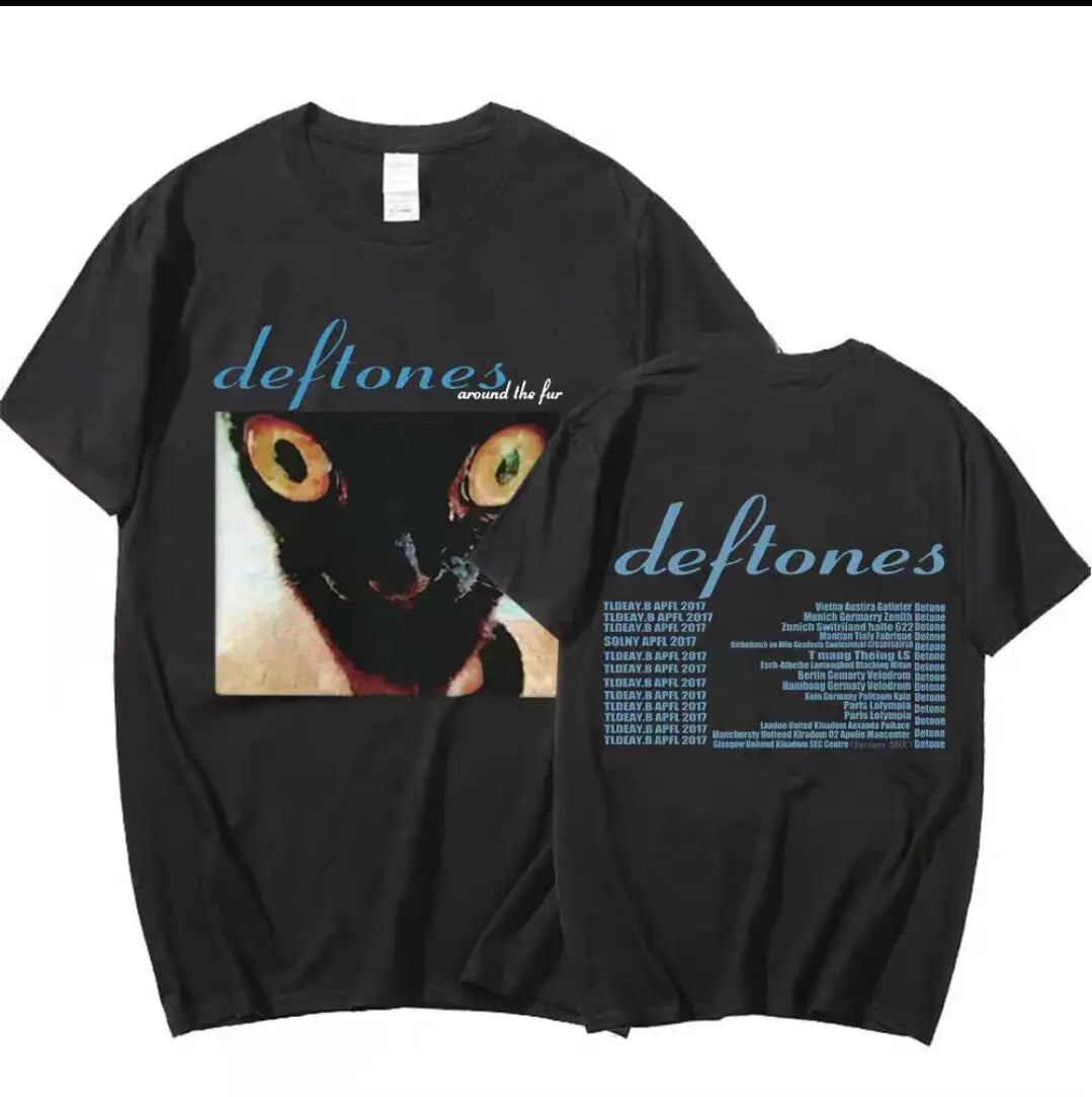 Hip Hop Deftones Women Summer T Shirt Men