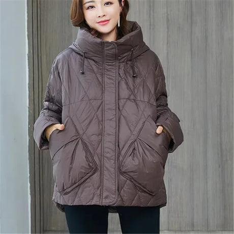 Hooded Warm Short Jacket Cotton Parka Korean Loose