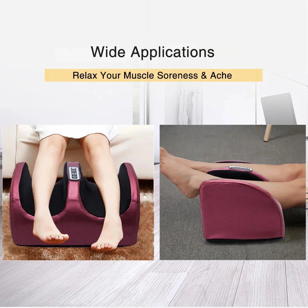 Hot Compression Electric Foot Massager Heating Therapy Shiatsu