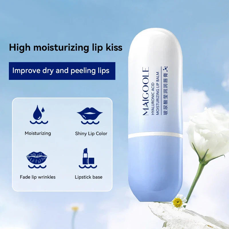 Hyaluronic Lip Balm Acid Remove Dark Whitening Moisturizing