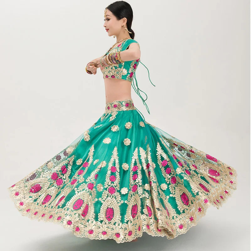 Indian Dance Costume Boutique Embroidery Lenhana Kali Punjab