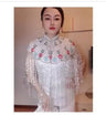 Indian Heavy Industry Nail Bead Shawl Long Tassel