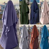 Islamic Prayer Hijab Khimar Muslim Women Niqab Ramadan