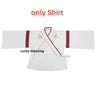 Japanese Dress Kimono Woman Black White Cat Embroidery