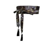 Japanese Embroidery Vintage Style Woman Kimono Belt Elastic