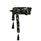 Japanese Embroidery Vintage Style Woman Kimono Belt Elastic