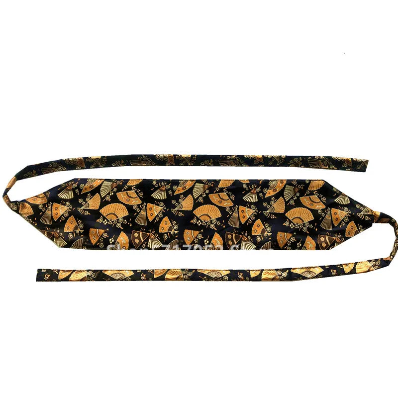 Japanese Embroidery Vintage Style Woman Kimono Belt Elastic