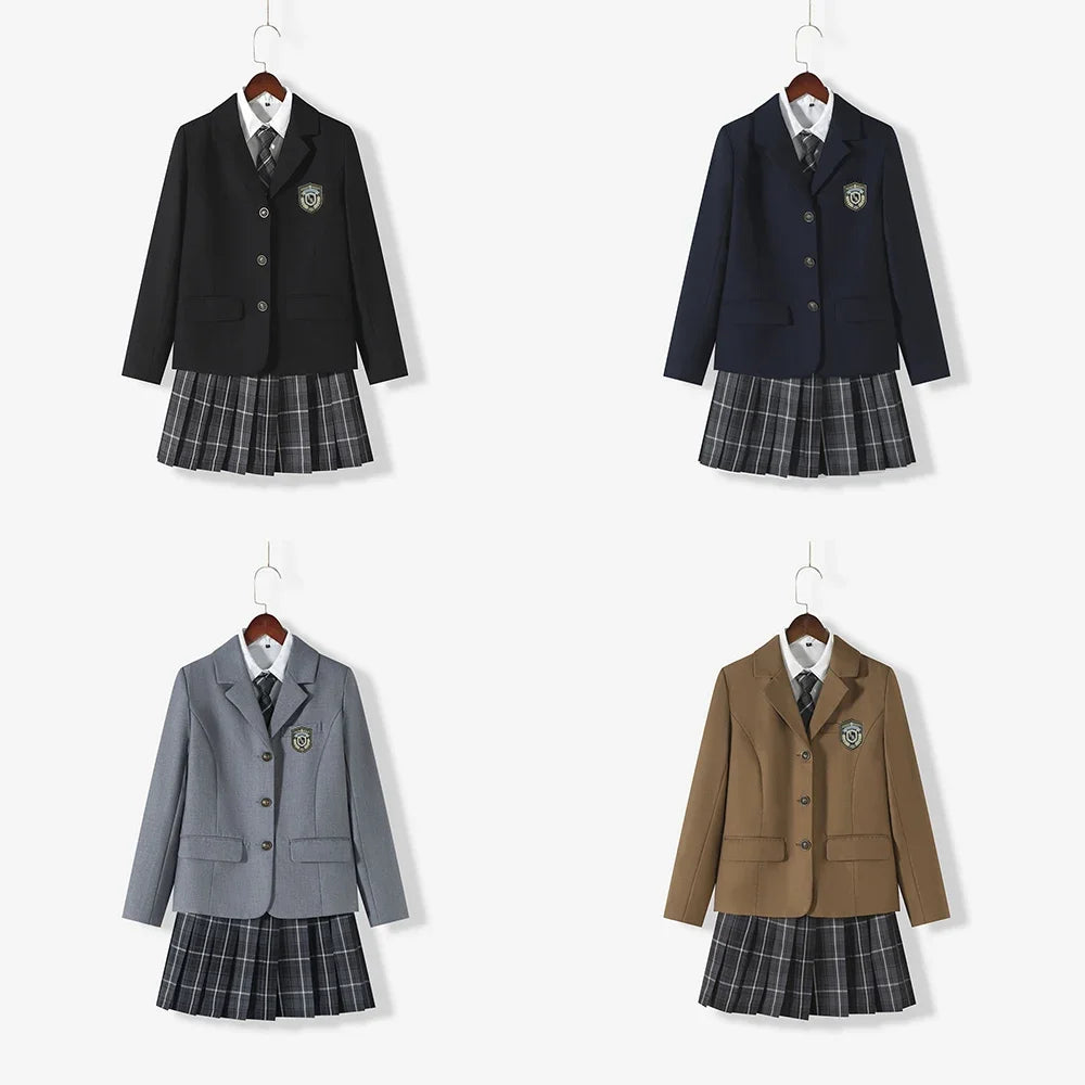Japanese School Uniforms For Girl Autumn&Winter Multicolor Long