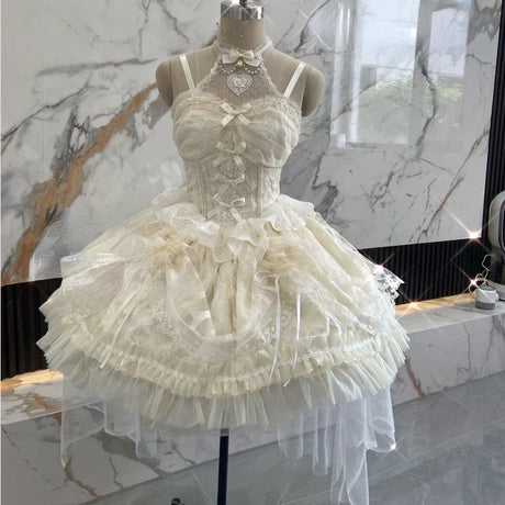 Japanese Sweets Lolita Jsk Dresses Kawaii Women Vintage