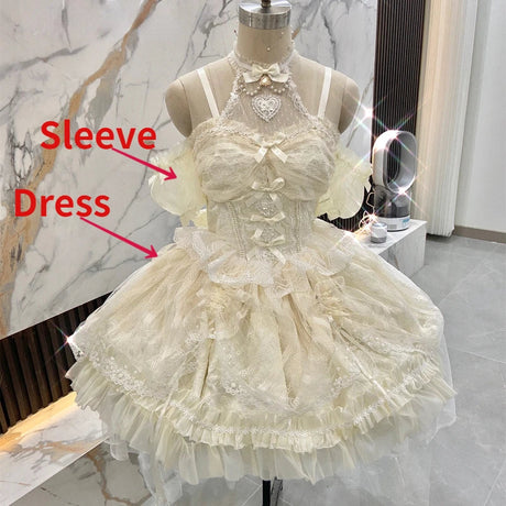 Japanese Sweets Lolita Jsk Dresses Kawaii Women Vintage