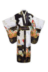 Japanese Traditional Yukata Kimono With Obi Vintage Women