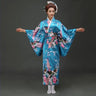 Japanese Traditional Yukata Kimono With Obi Vintage Women