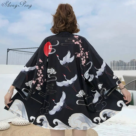 Japanese Kimono Traditional Yukata Women Kimono Cosplay Kimono