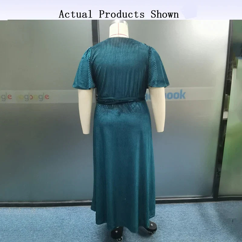 Kuclut Women Dress Summer Simple Solid V Neck