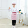 Kid Costume For Chef Uniform Jacket Hat Aprone