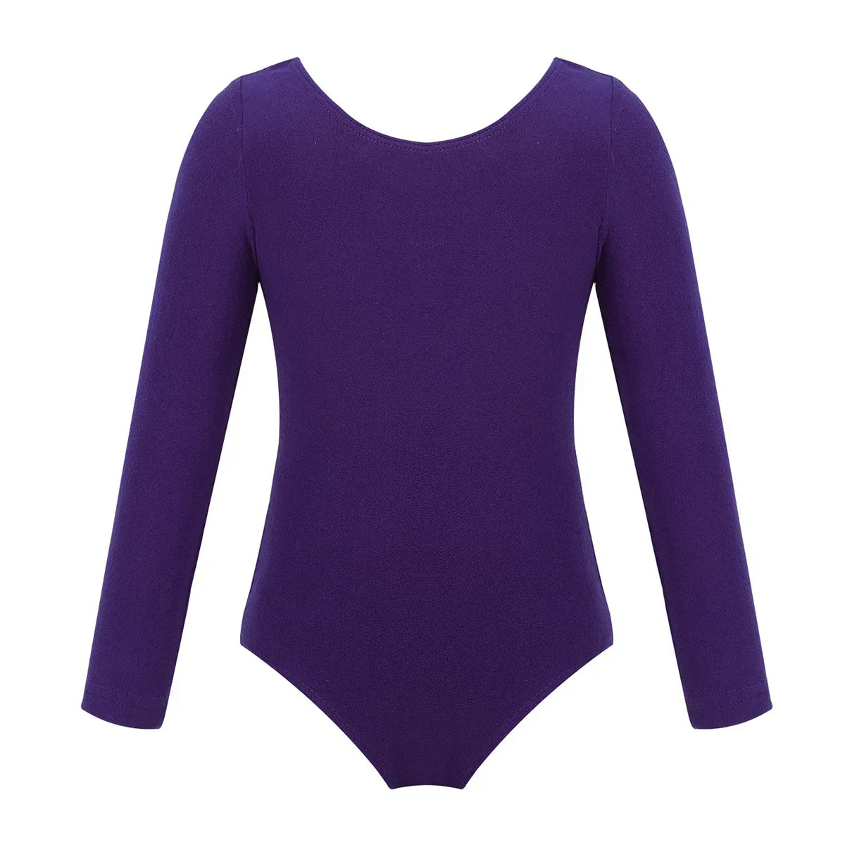 Kids Girls Ballet Leotards Gymnastics Costume Long Sleeve