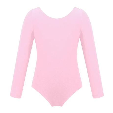 Kids Girls Ballet Leotards Gymnastics Costume Long Sleeve