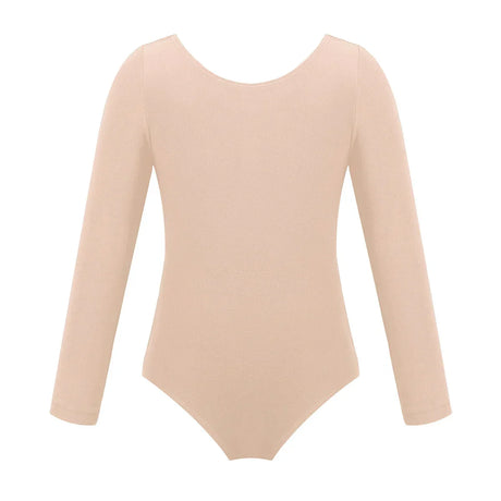 Kids Girls Ballet Leotards Gymnastics Costume Long Sleeve