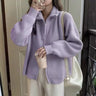 Knitted Cardigan Sweater Female Spring And Autumn Lapel