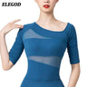 Ladies Dance Tops For Women Ballroom Latin Yoga