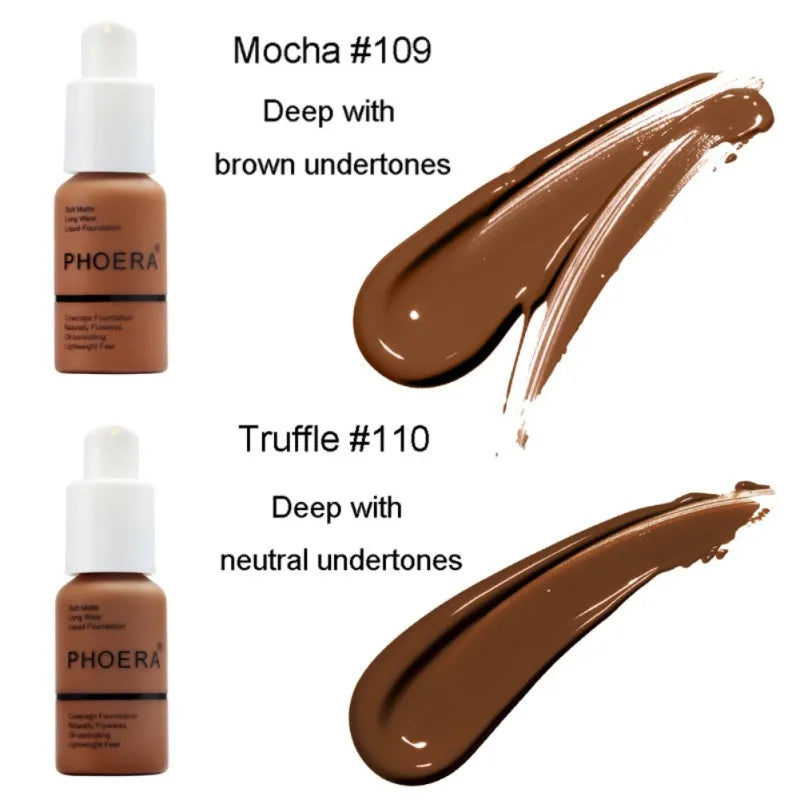 Liquid Foundation Concealer Face Naturally Flawless Matte Oil-Control