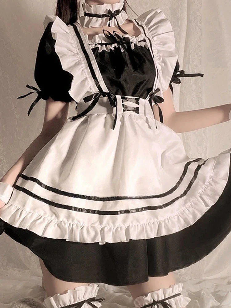 Low Chest Maid Costume Lolita Sexy Lolita Anime