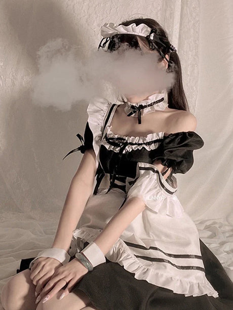 Low Chest Maid Costume Lolita Sexy Lolita Anime